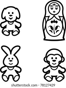 Toys – Funny vector designs
