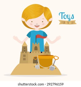 Toys icon design, vector illustration eps 10