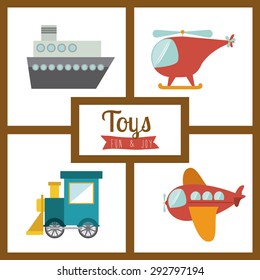 Toys icon design, vector illustration eps 10