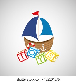 toys icon design, vector illustration eps10 graphic