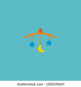 Toys icon flat element. Vector illustration of toys icon flat isolated on clean background for your web mobile app logo design.