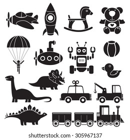 toys icon illustration vector silhouette