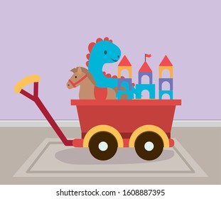 Toys icon set vector design vector illustration