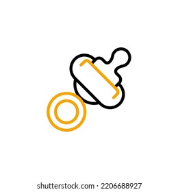 Toys icon. Simple element illustration. Toys concept outline symbol design.