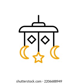 Toys icon. Simple element illustration. Toys concept outline symbol design.