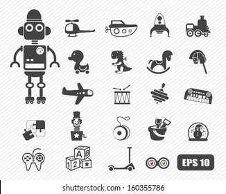 Toys icon vector