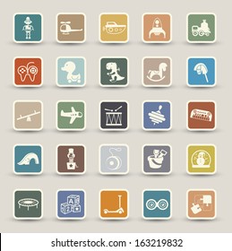 Toys icon vector