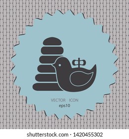 Toys icon, vector design element