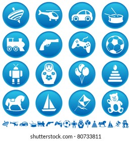 Toys icons