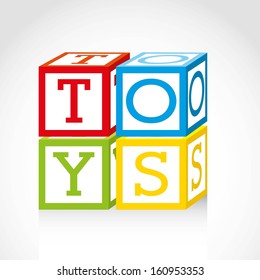 toys icons over gray  background vector illustration 