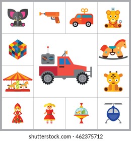 Toys Icons Set