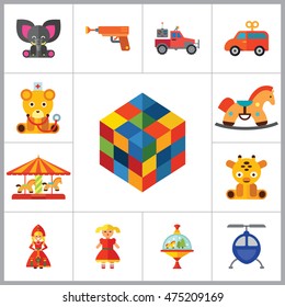 Toys Icons Set