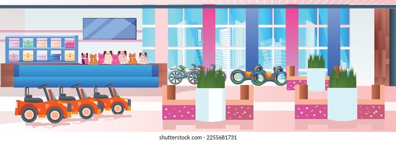 toys in kids baby store big sale shopping black friday concept