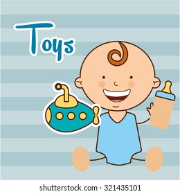 toys kids design, vector illustration eps10 graphic 