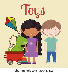 toys kids design, vector illustration eps10 graphic 