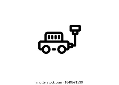 Toys Outline Icon - Remote Control Car