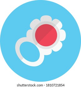icono de color plano vectorial de juguetes 