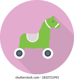icono de color plano vectorial de juguetes 