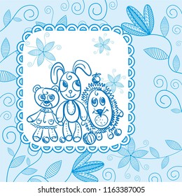 Toys. Vector illustration
