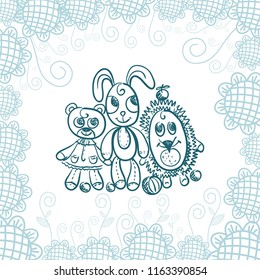 Toys. Vector illustration