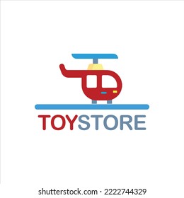 Toystore vector logo design creative template.Toy flat icon logo.