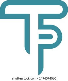 TP initial logo for bussines