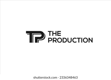 Identificación de marca de símbolo de la marca de la marca de la compañía de producción de logotipo inicial 