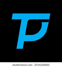 Logotipo de la carta de TP Diseño Creativo.
TP monograma Logo Vector de concepto único.
TP creativo moderno plano abstracto iniciales letra logo.
