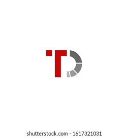 Tp letter logo design creative icon modern Vector Image