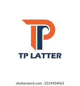 TP Letter Logo Design TP letter logotipo Vetor Illustration Vetor