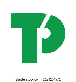 tp letter vector logo