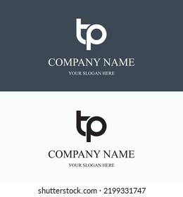 Tp Logo Initial Letter Luxury Royal Stock Vector (Royalty Free ...