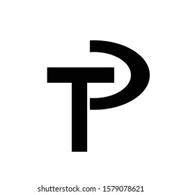 TP Logo Letter Vector Illustration