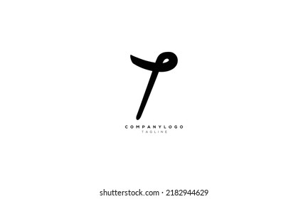 TP PT Resumen Diseño del logotipo del logotipo de la letra monográfica inicial