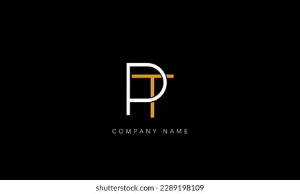 TP, PT, Abstract Letters Logo Monogrm