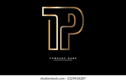 TP, PT Abstract Letters Logo Monogram
