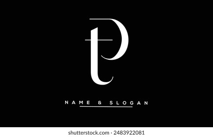 TP, PT Abstract Letters Logo Monogram