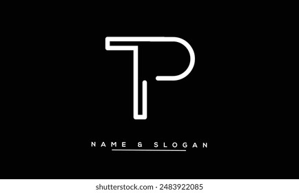 TP, PT Abstract Letters Logo Monogram