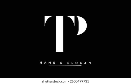 TP, PT Abstract Letters Logo Monogram