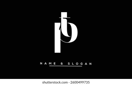 TP, PT Abstract Letters Logo Monogram