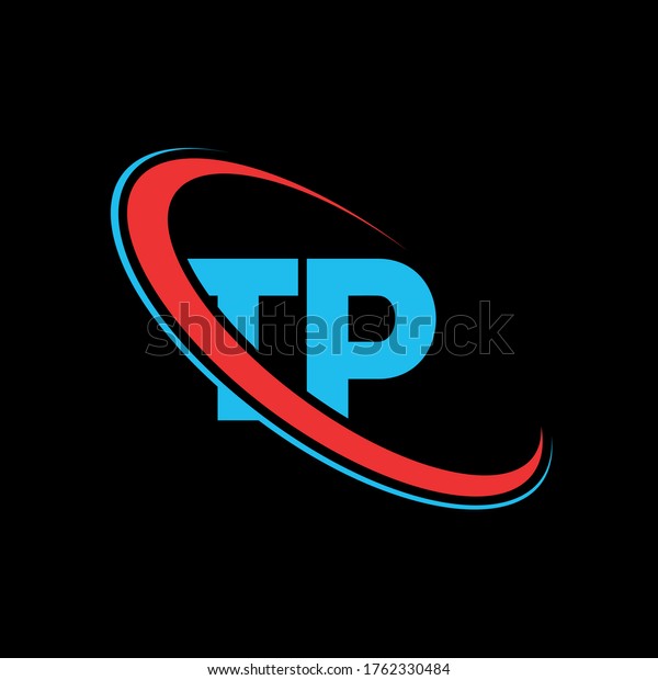 Tp T P Letter Logo Design Stock Vector (Royalty Free) 1762330484 ...