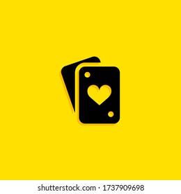 tplaying cards icon. Vector illustration EPS 10.