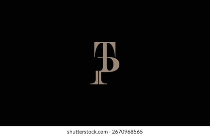 TP,PT,T,P,P,T abstrato, letras, logotipo, monograma, estilo, símbolos, ambições, ícones, 
