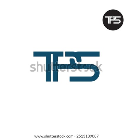 TPS Logo Letter Monogram Design
