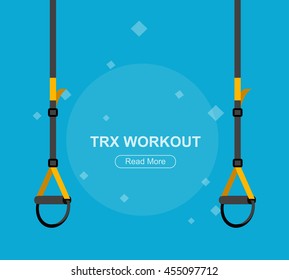 TPX loop training equipment. Sport vector concept