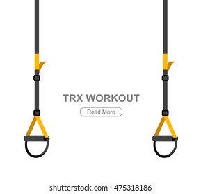 TPX loop training equipment. Sport vector concept