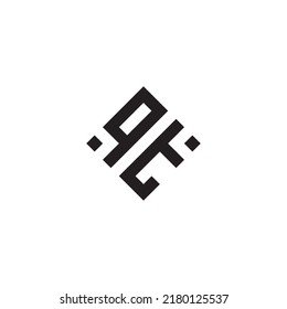 TQ abstract geometric concept logo in high quality professional design that will be best for street style
