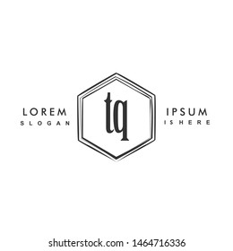 TQ Initial beauty monogram logo vector