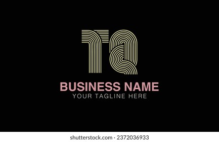 TQ initial logo | initial based abstract modern minimal creative logo, vector template image. luxury logotype , real estate homie . typography . initials 