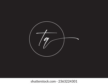 TQ  letter logo design and initial logo